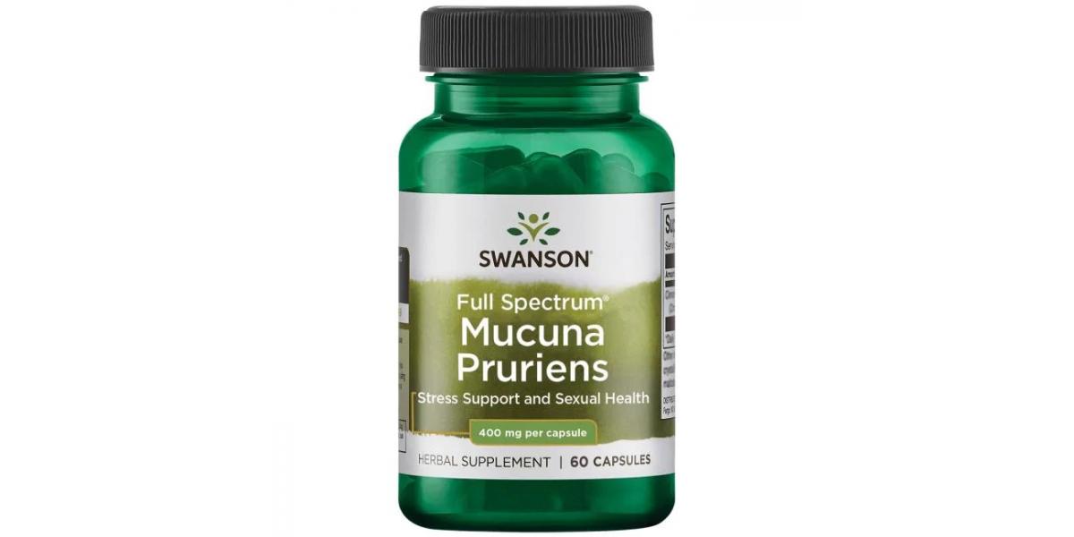 Swanson Full Spectrum Mucuna Pruriens, 400mg 60 caps