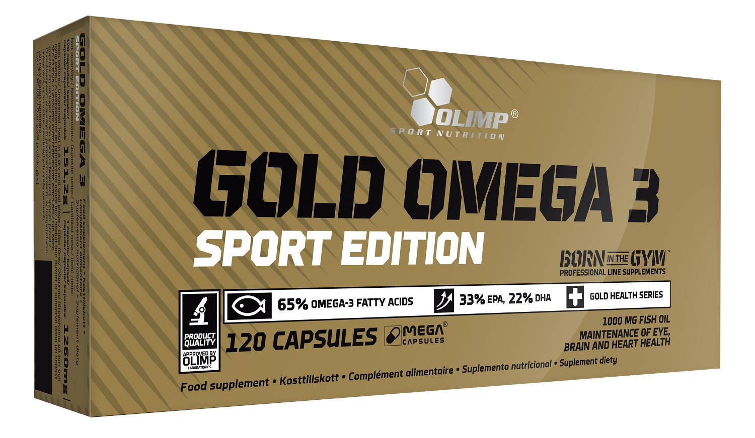 Gold Omega 3, Sport Edition - 120 kapsler