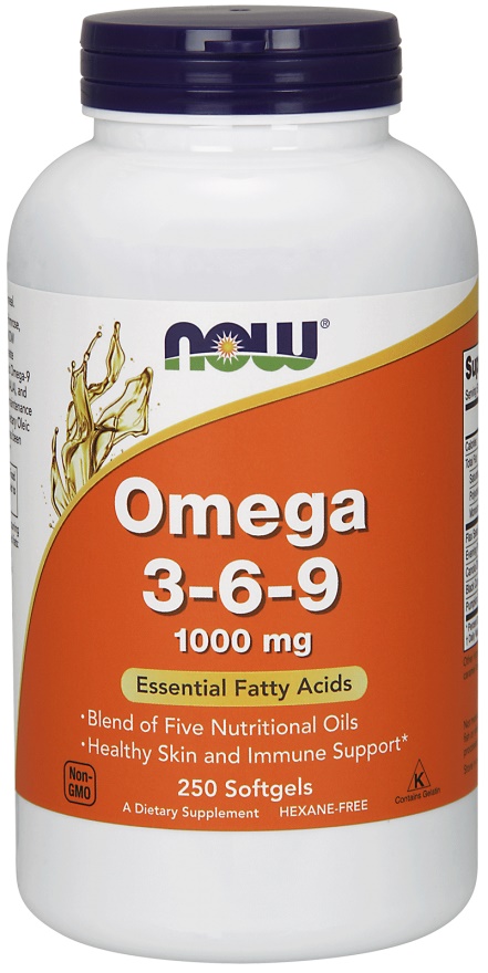 Omega 3-6-9, 1000 mg  250 bløde kapsler