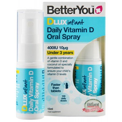 D3 DLux Vitamin D-mundspray til spædbørn 15 ml.