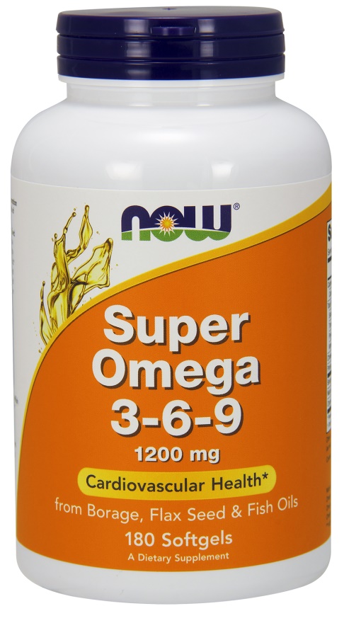 Super Omega 3-6-9, 1200mg - 180 bløde kapsler