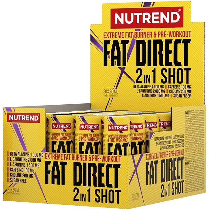 L-carnitine Fat Direct 2-i-1 Shot 20 x 60 ml