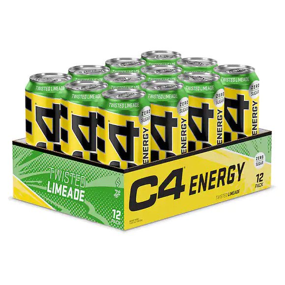 Cellucor - C4 Explosive Energy Drink, Twisted Limeade - 12 x 500 ml.
