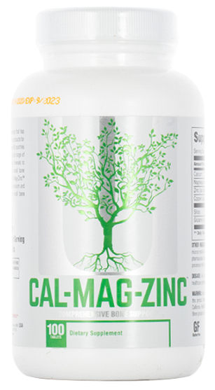 Universal Nutrition Calcium Zinc and Magnesium Plus Copper (100 tabletter)