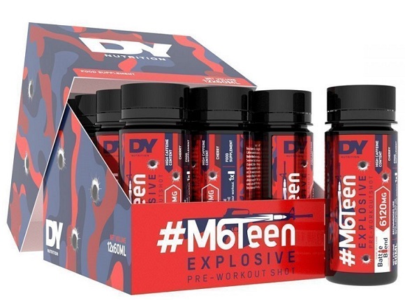 Dorian Yates - #M6Teen Eksplosiv Pre-Workout Shot, Kirsebær - 12 x 60 ml
