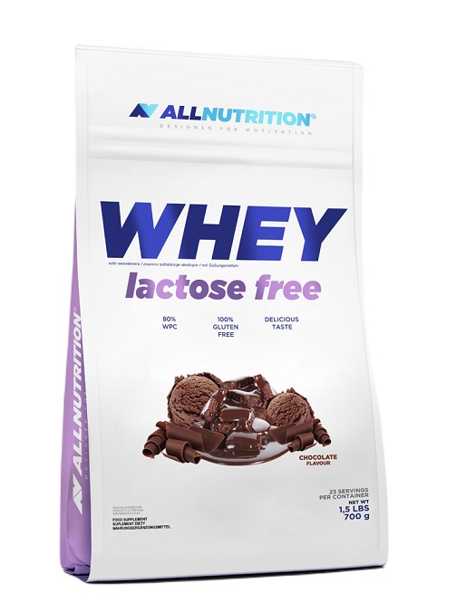 Allnutrition - Whey Lactose Free, Chocolate - 700g