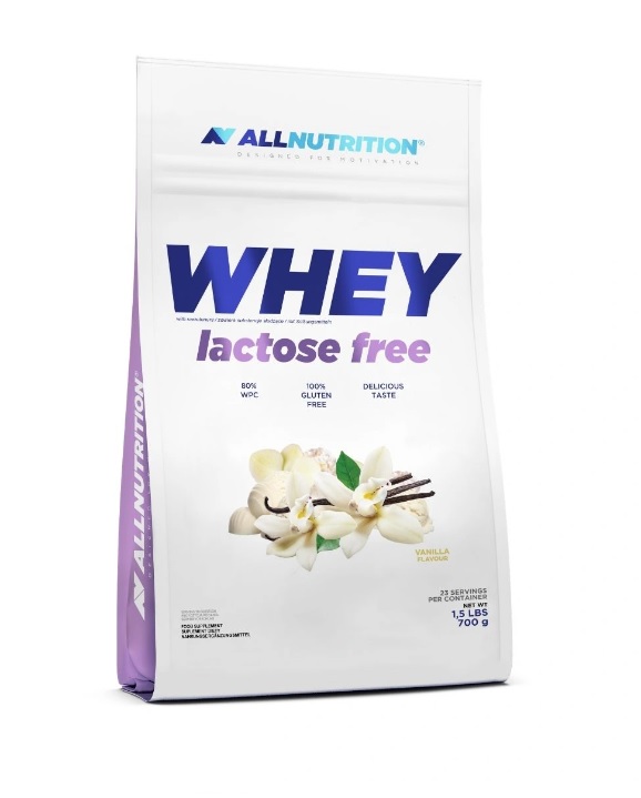 Allnutrition - Whey Lactose Free, Vanilla - 700g