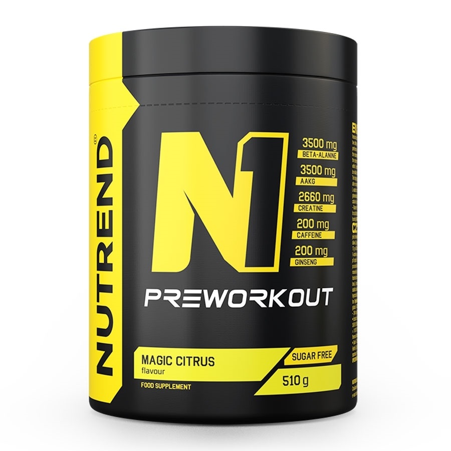 Nutrend - N1 Pre-Workout, Magic Citrus - 510g