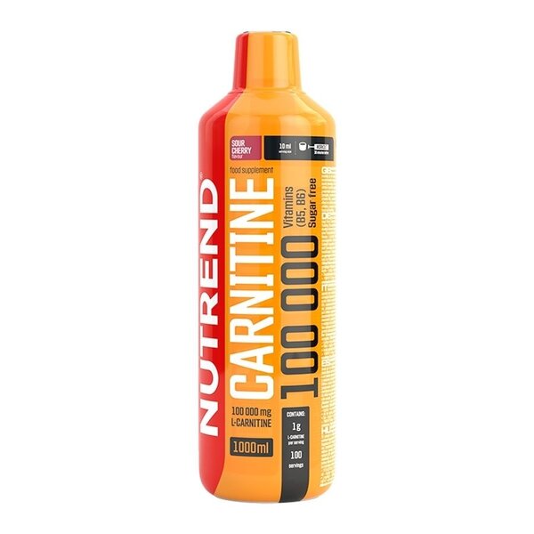 Nutrend - Carnitine 100 000, Sour Cherry - 1000 ml.