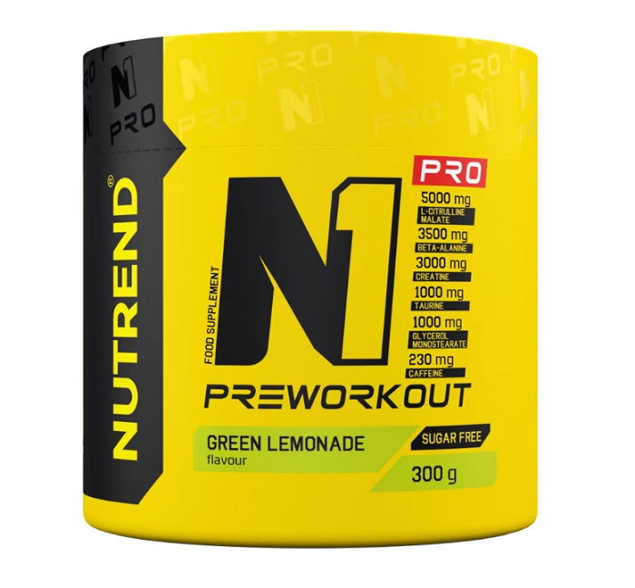 Nutrend - N1 Pro Pre-Workout, Green Lemonade - 300g
