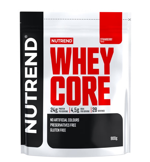 Valleprotein Whey Core, Strawberry - 900g
