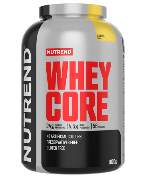 Valleprotein Whey Core, Vanilla - 1800g