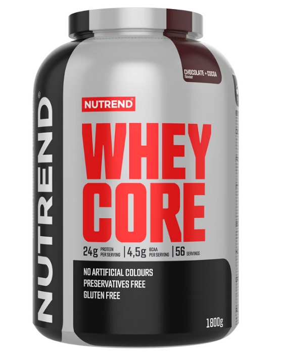 Valleprotein Whey Core, Chocolate + Cocoa - 1800g