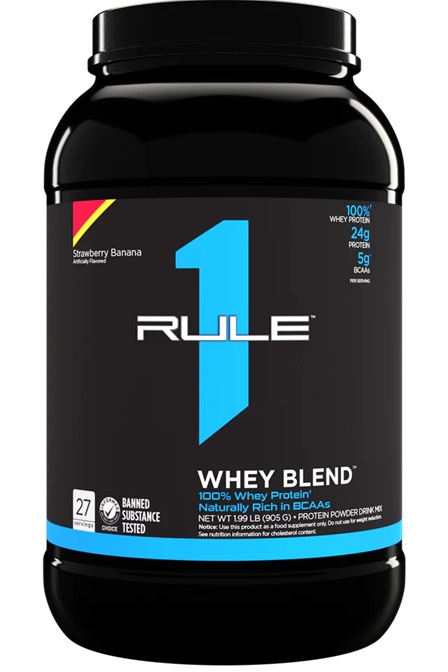 Rule One - R1 Whey Blend, Strawberry Banana - 905g