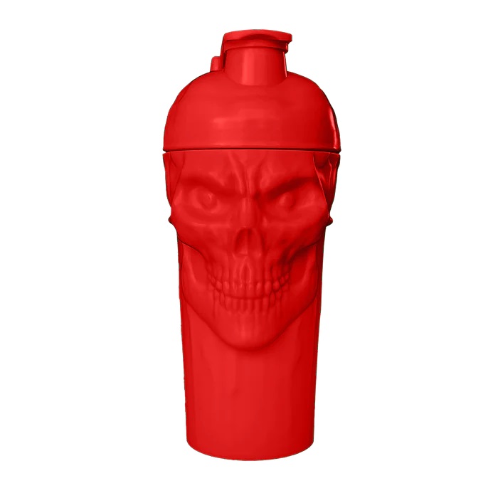 Shakers & flasker JNX Sports The Curse! Skull Shaker, Red 700 ml