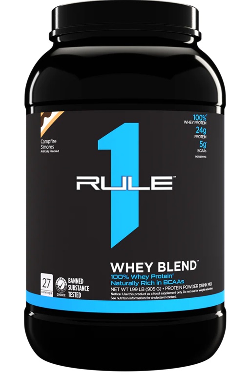 Rule One - R1 Whey Blend, Campfire S'mores - 905g