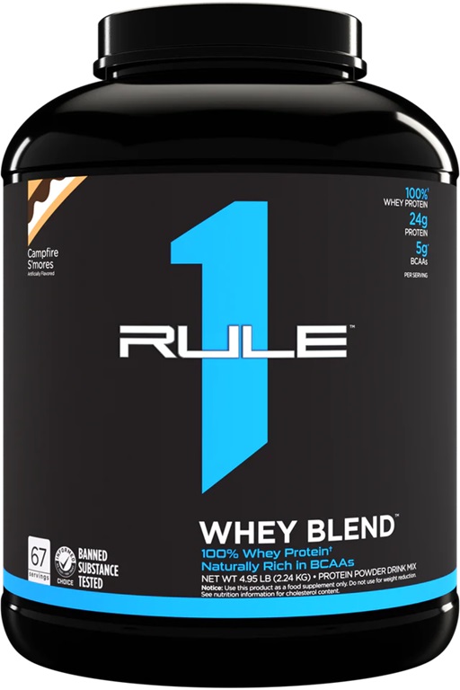 Rule One - R1 Whey Blend, Campfire S'mores - 2240g