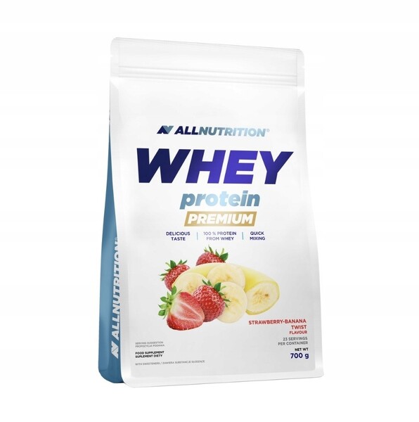 Valleprotein Whey Protein Premium, Strawberry Banana Twist - 700g