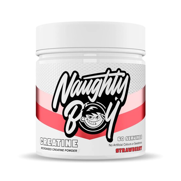 Naughty Boy - Creatine, Strawberry - 300g