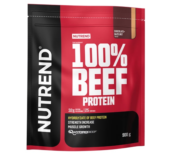 Nutrend - 100% Beef Protein, Chocolate Hazelnut - 900g