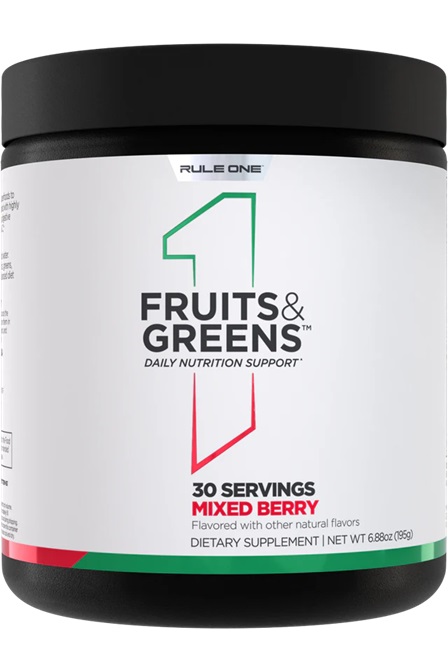Rule One - Fruits & Greens, Mixed Berry - 195g
