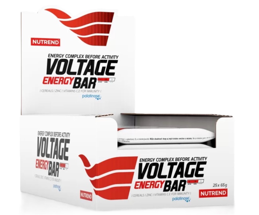 Proteinbarer & snacks Nutrend Voltage Energy bar, Exotic - 25 x 65 g