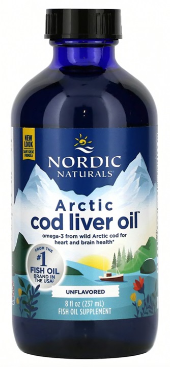 Torskelevertran  Arctic Cod Liver Oil, Unflavored - 237 ml.