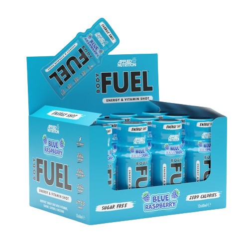 Applied Nutrition - Bodyfuel Energy Shots Blue Raspberry, 12 x 60 ml