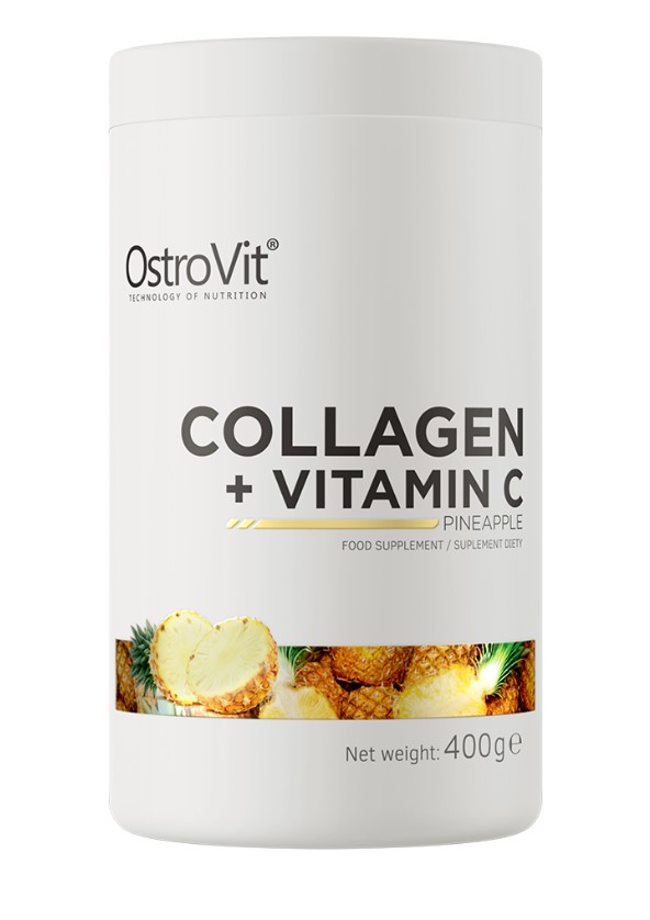 Kollagen fra kvæg  Collagen + Vitamin C, Pineapple - 400g