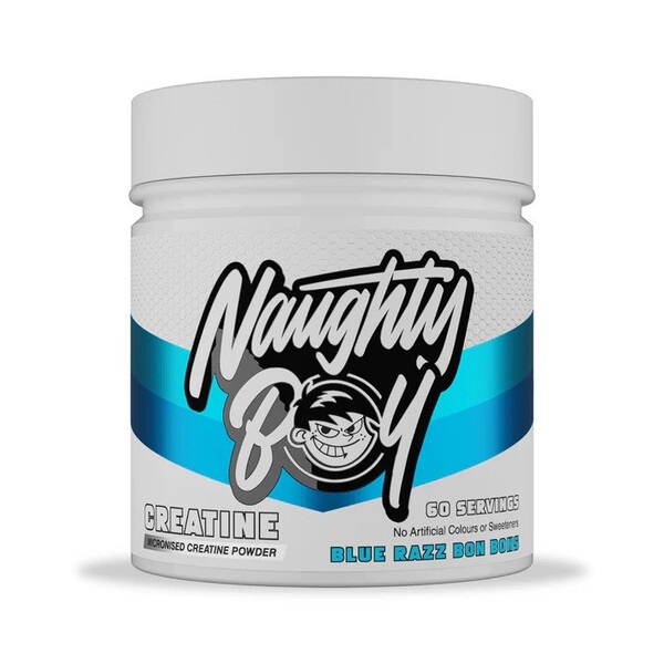 Naughty Boy - Creatine, Blue Razz Bon Bons - 300g