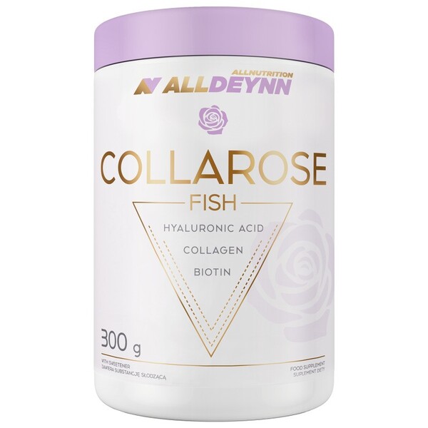 Marint kollagen  AllDeynn Collarose Fisk, Naturlig  300 g