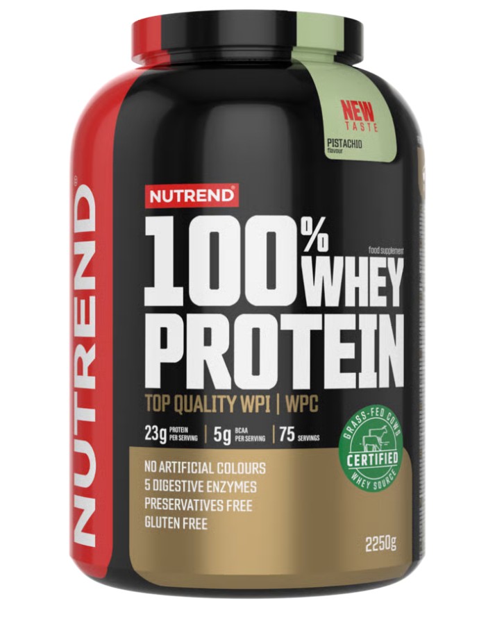 Nutrend - 100% Whey Protein, Pistachio - 2250g
