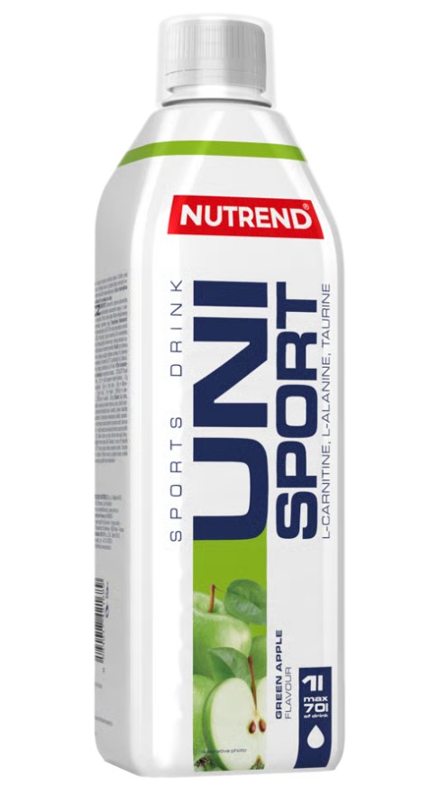 Væske under træning Nutrend Unisport, Grønt æble 1000 ml