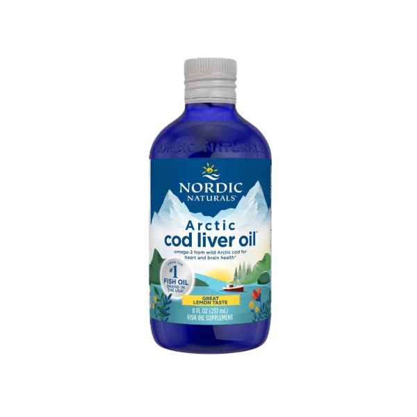 Torskelevertran  Arctic Cod Liver Oil, 1060mg Lemon - 237 ml.