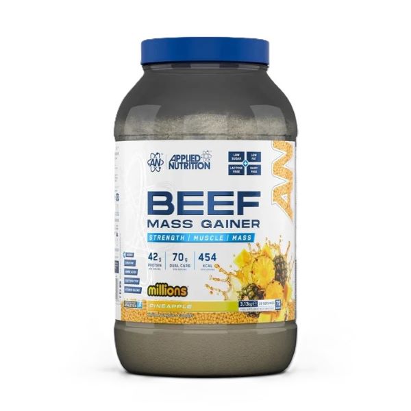 Applied Nutrition - Beef Mass Gainer, Millions Pineapple - 3130g
