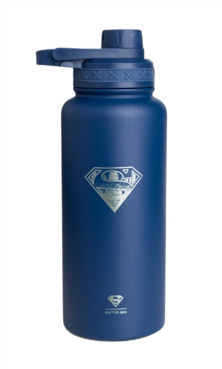 Shakers & flasker Bohtal Insulated Sports Bottle- DC Comics, Superman Logo - 960 ml.