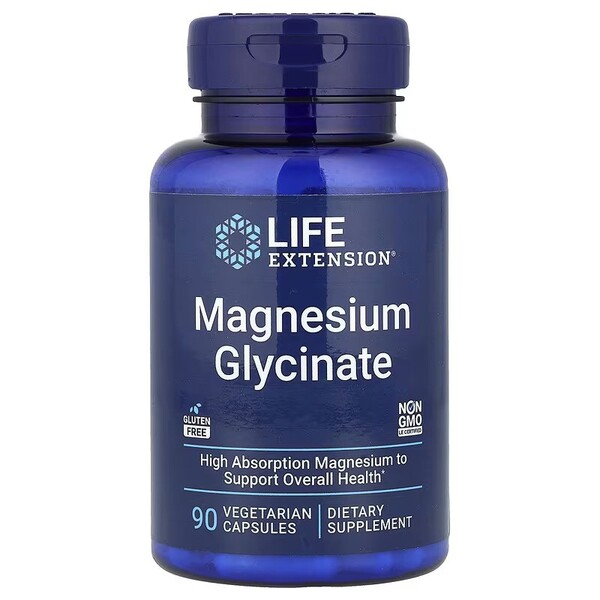 Life Extension - Magnesium Glycinate, 105mg - 90 vcaps