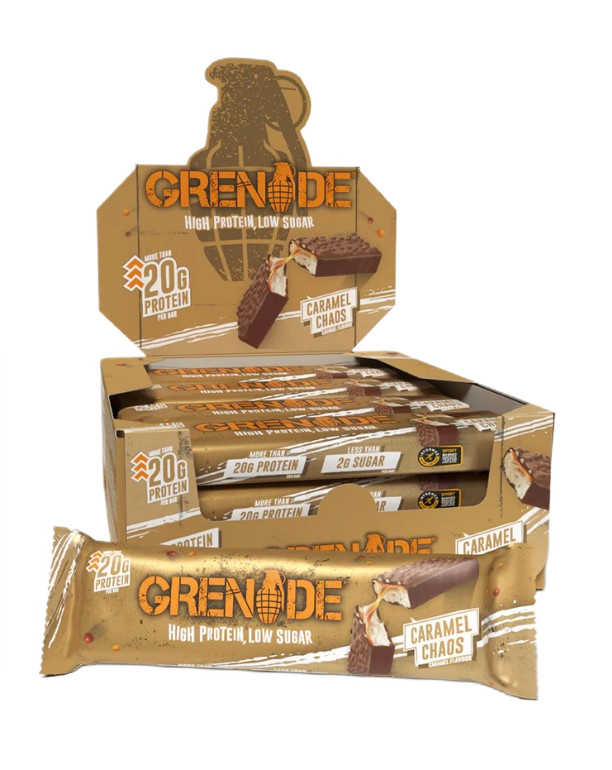 Proteinbarer & snacks Protein barer, Caramel Chaos - 12 x 60g