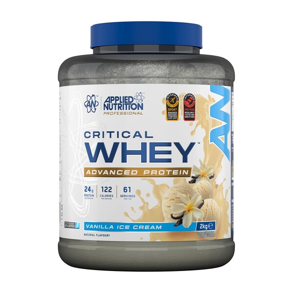 Valleprotein Critical Whey, Vanilla Ice Cream (EAN 5056555204719) - 2000g