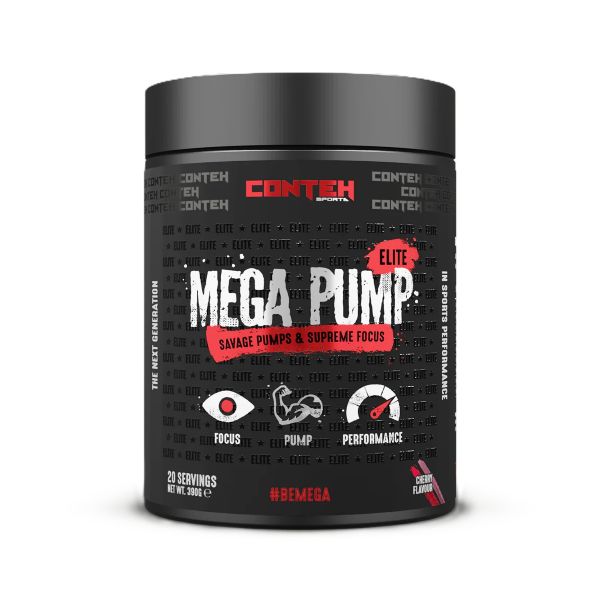 Pump-produkter Conteh Sports Mega Pump Elite, kirsebær 390 g