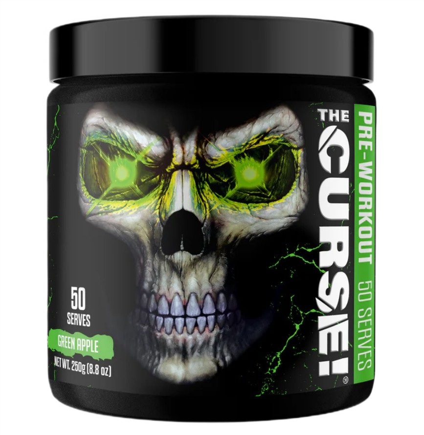 Præ-træningsprodukt med stimulerende virkning The Curse! Pre-Workout (EU), Grønt æble 250 g