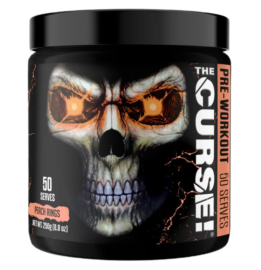 Præ-træningsprodukt med stimulerende virkning The Curse! Pre-Workout (EU), Peach Rings 250g