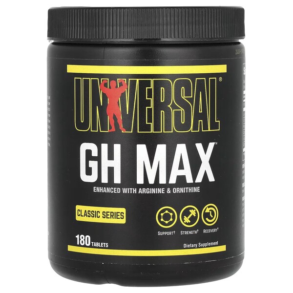 Arginin Universal Nutrition GH Max™ (180 tabletter)
