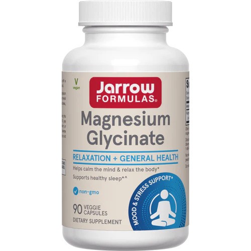 Jarrow Formulas - Magnesiumglycinat + 90 vegetariske kapsler