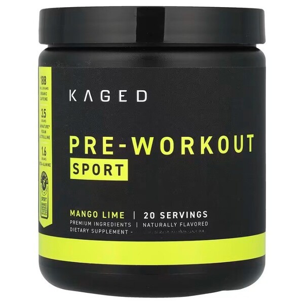Kaged Muscle - Pre-Workout Sport Mango Lime 259g