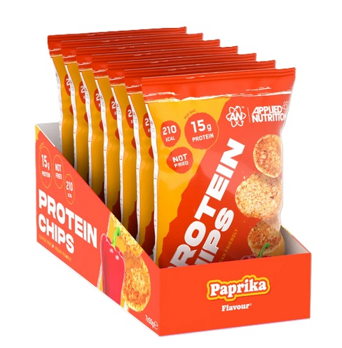 Proteinbarer & snacks Protein Chips, Paprika - 7 x 50g