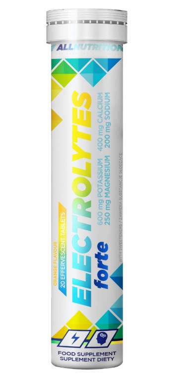 Elektrolyttabletter Electrolytes Forte, appelsin 20 brusetabletter