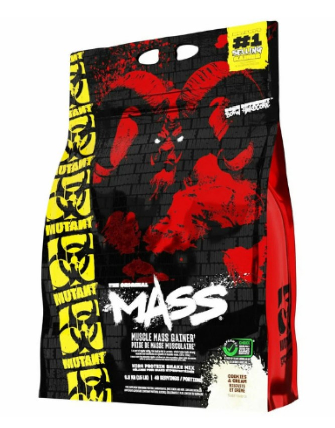Vægtøgingsprodukter Mutant Mass, Cookies & Cream - 6800g