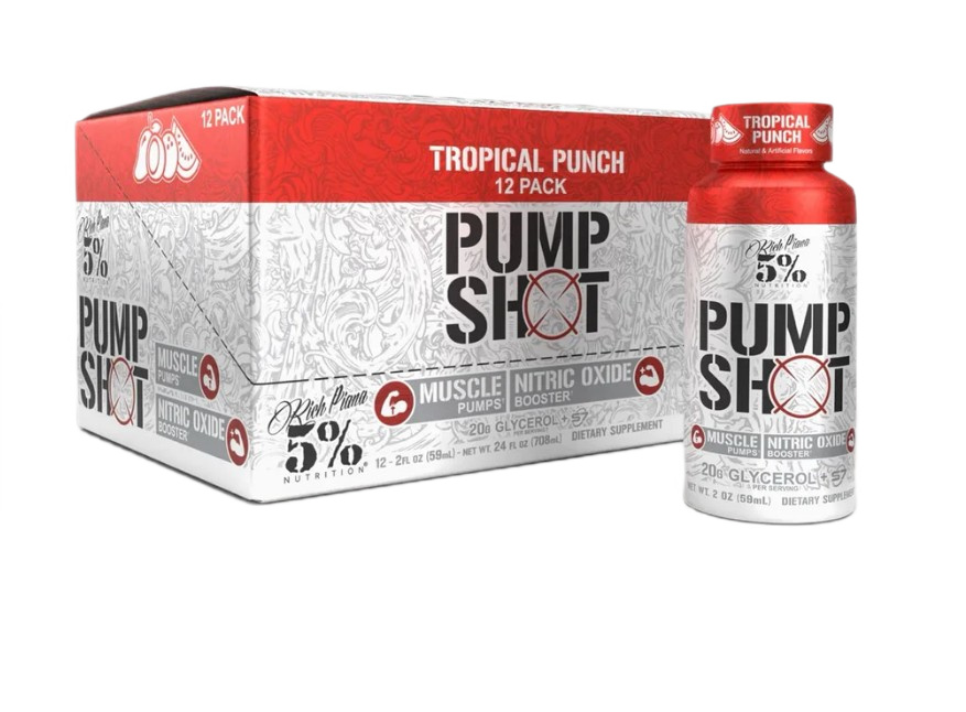 5% Nutrition - Pump Shot Tropisk Punch + 12 x 59 ml