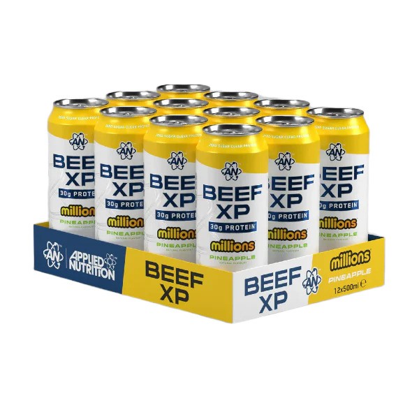 Kollagen fra kvæg  Beef XP Cans, Millions Pineapple  12 x 500 ml